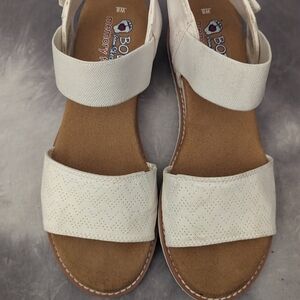 BOBS Women's White Sandals